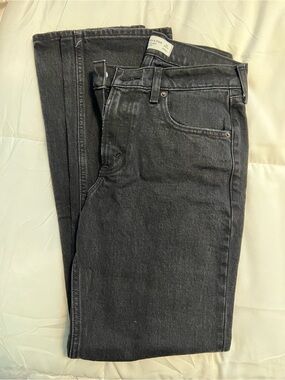 Women's Straight Black A&F Jeans